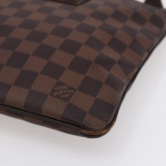 LOUIS VUITTON Damier Ebene Pochette Platt Brooklyn Bag N41100 LV Auth BA6686 - Picture 4 of 16